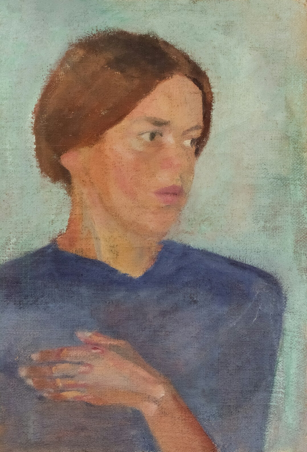 Studio portrait of a sophisticated Uruguayan businesswoman in her 50s